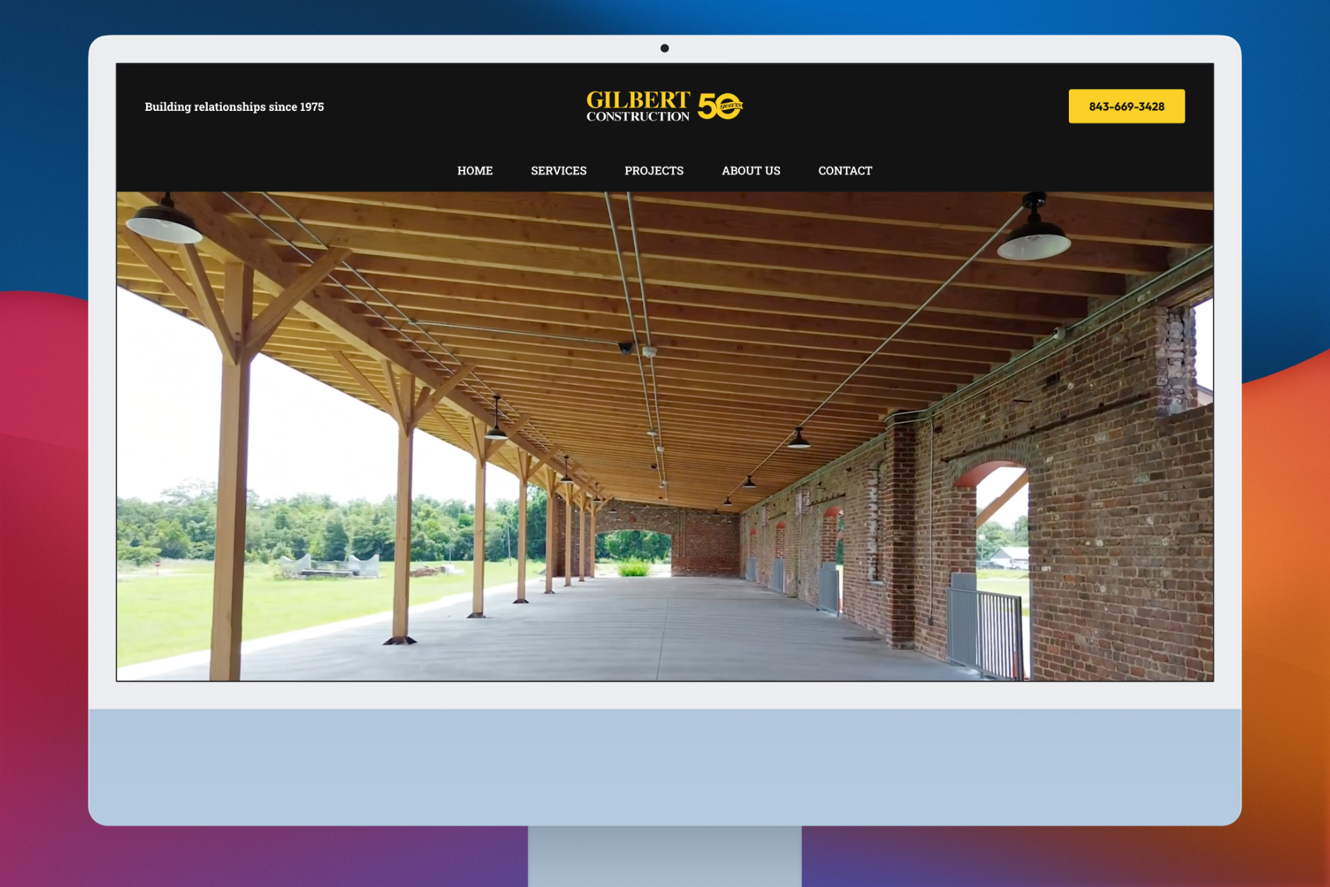 Gilbert Construction – WordPress Website